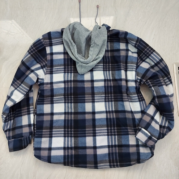 NWT Men's Pioneer Fleece Hoodie - Picture 4 of 4